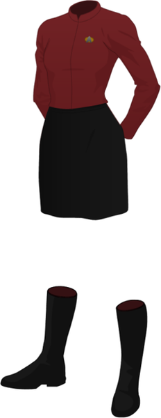 File:Class A Uniform - Undershirt - Female - Red - Skirt.png